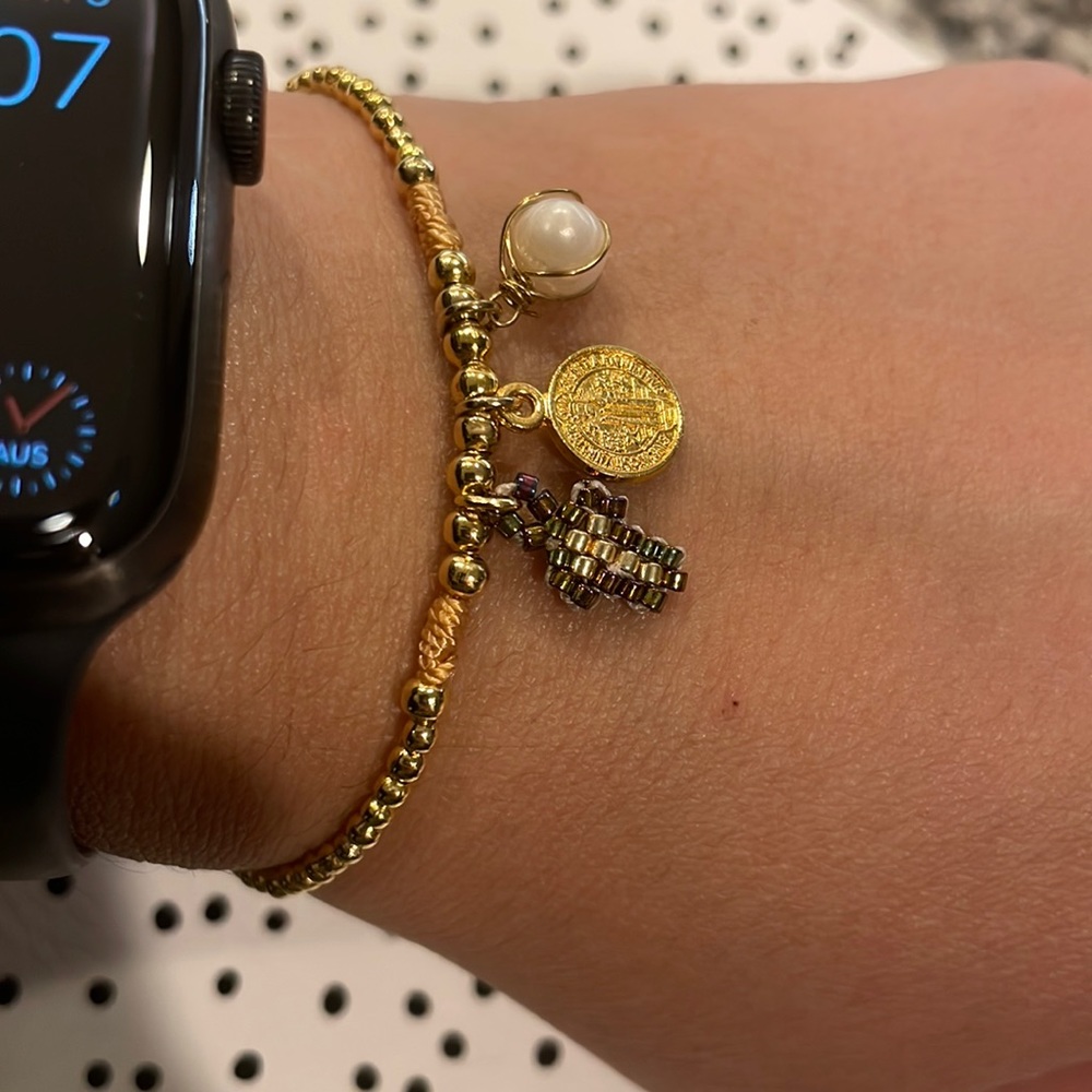 Dainty St. Benedict bracelet